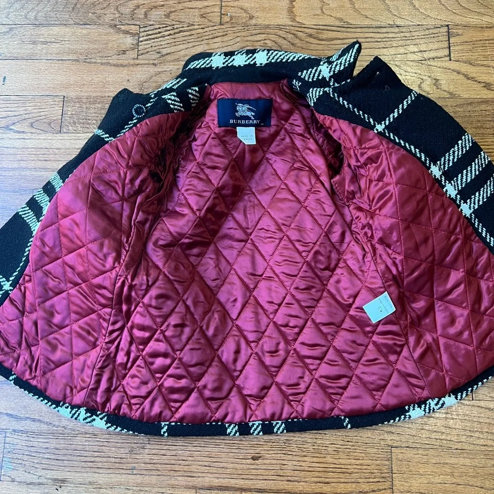 BURBERY**Double Breasted Baby Coat***Size 6 mo. $1395 - Picture 6 of 6